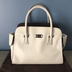 Michael Kors Collection Cream Satchel